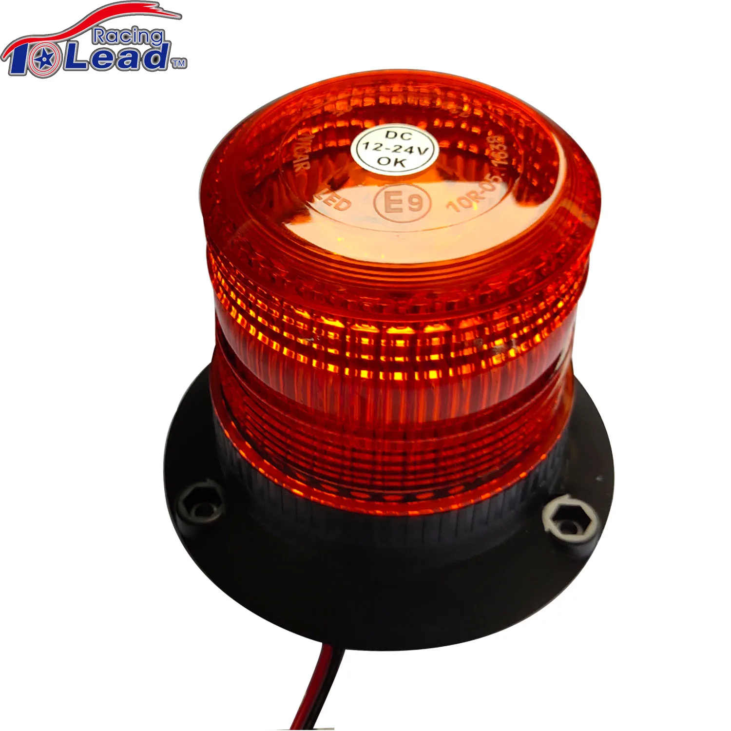 DC10-48V Vehicle Flashing Yellow Traffic Indicator Light Led  Warning Light Strobe beacons