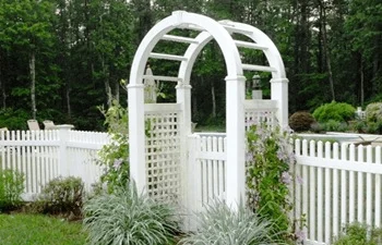 Outdoor Durable Free Maintenance 16Ft. W x 12Ft. D Garden Trellis Arches Arbor