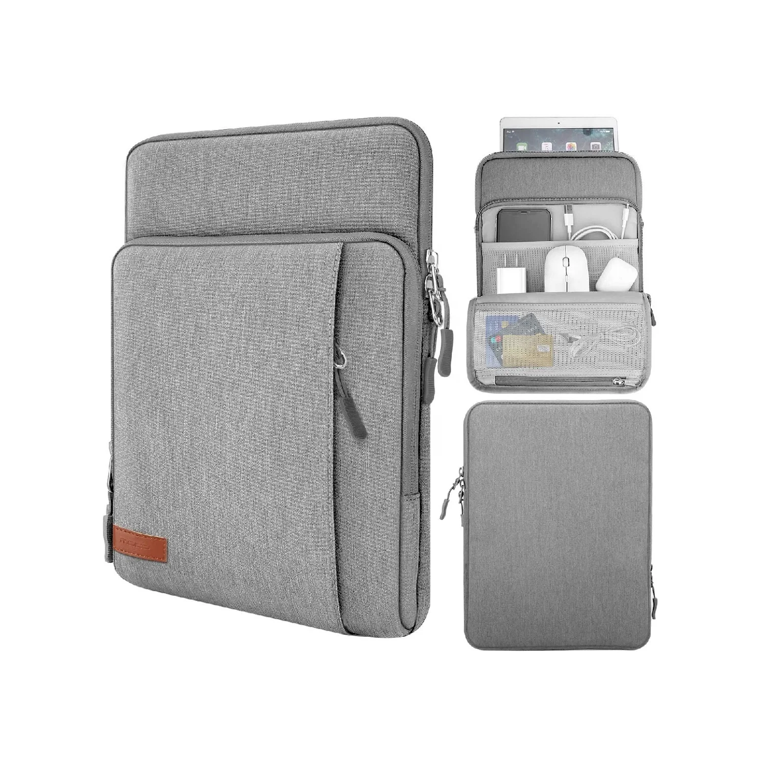 MoKo Protective Splash-proof Laptop Sleeve 9-11 Inch Case Bag with Storage Pockets