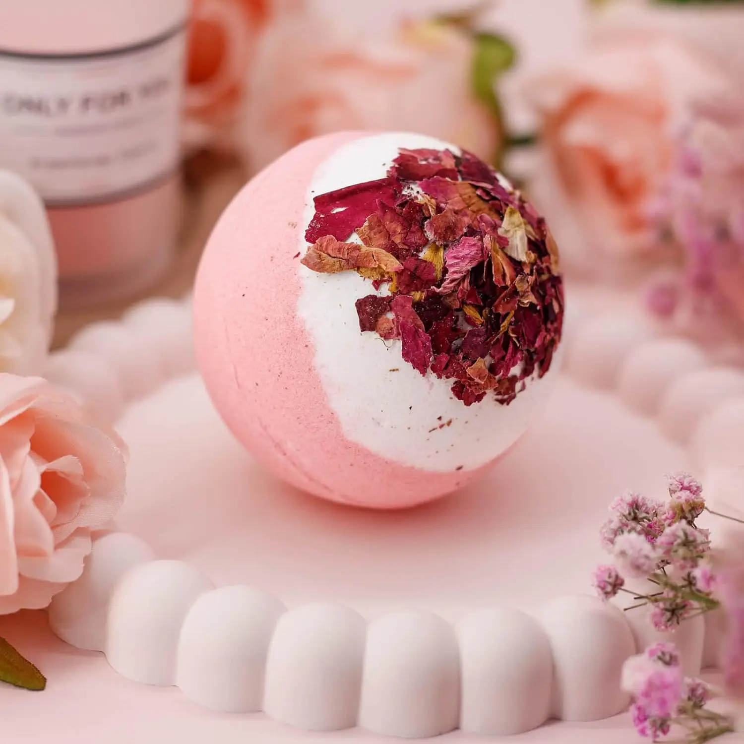 Valentine day new product in 2024 wholesale get well soon gifts box sets for women pink 20oz cup soap candle self care gift set