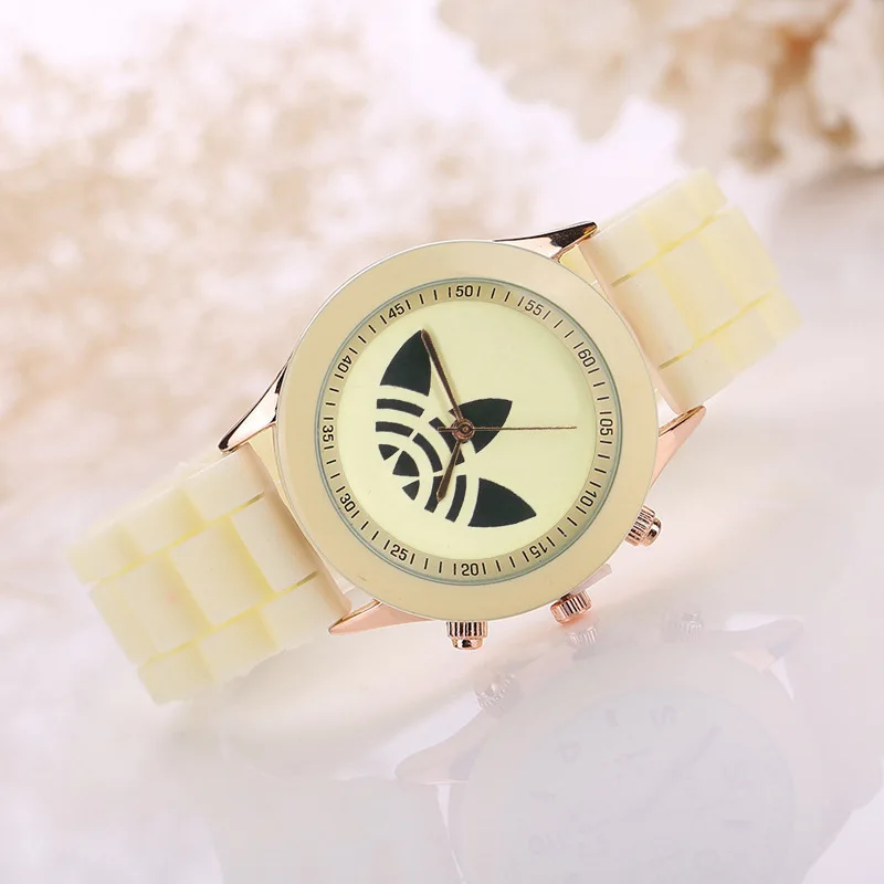 Luxury Brand Women Colorful Silicone Jelly Quartz Watch Men Casual Sports Wristwatch Ladies Fashion