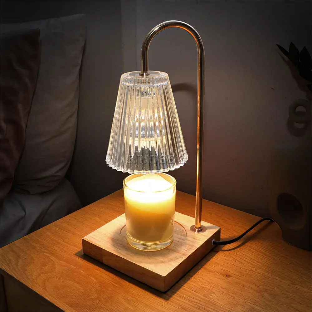 Electric Candle Incense Burner Candle Melt Warmer Light Dimming Switch Melting Candle Heating Night Light Table Lamp Decor
