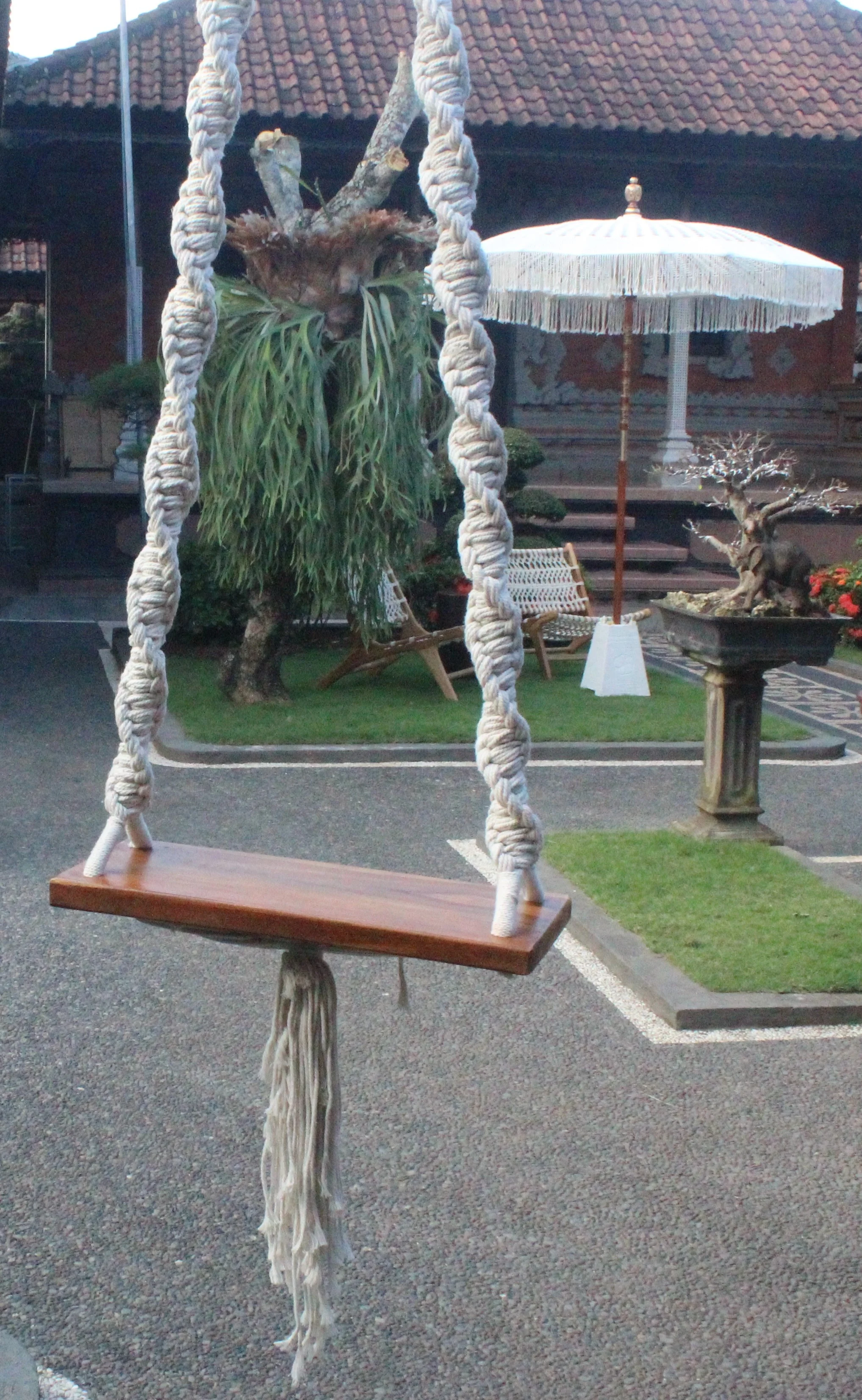 Swing Macrame Custom Size Wall Hangers Decorative Frame Picture Crafts Frame Wholesale Wood for Home Decor Wooden New Bag Folk