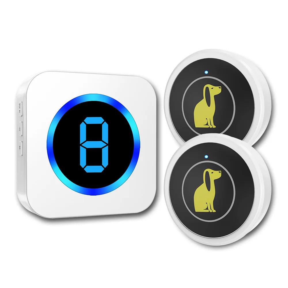 waterproof wireless touch button pet training kit pet doorbell smart music doorbell