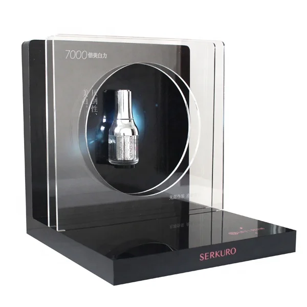 LED BOTTLE DISPLAY Tabletop LED Acrylic Perfume Display Stand