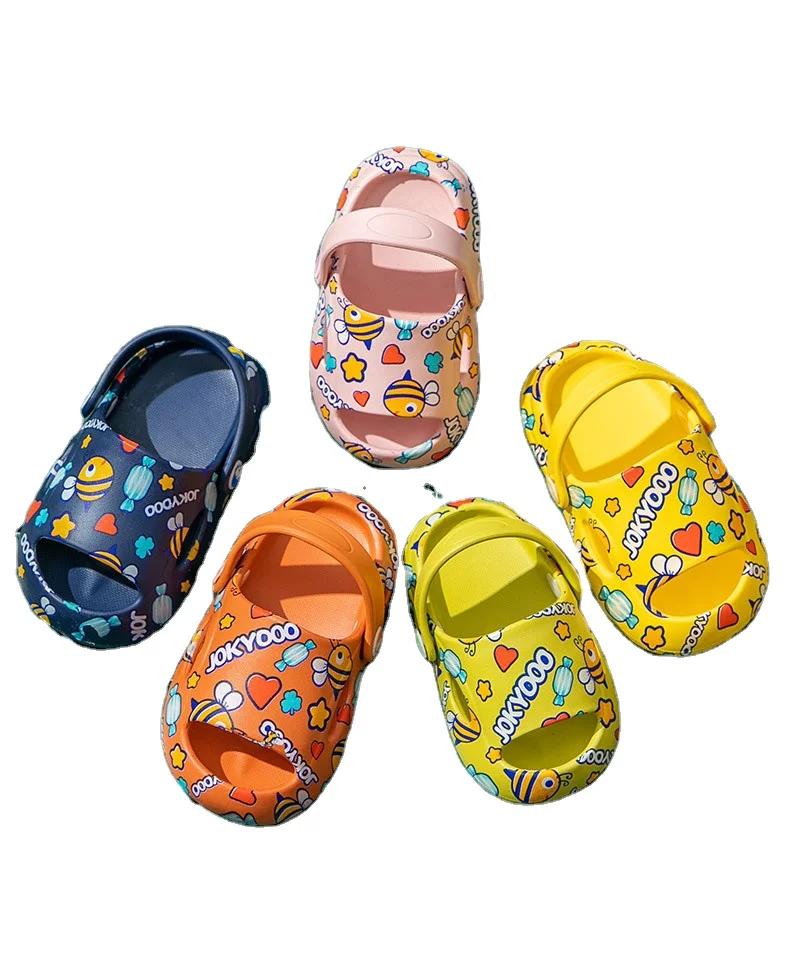 
Summer new cartoon boys and girls bathing beach non-slip children slippers 