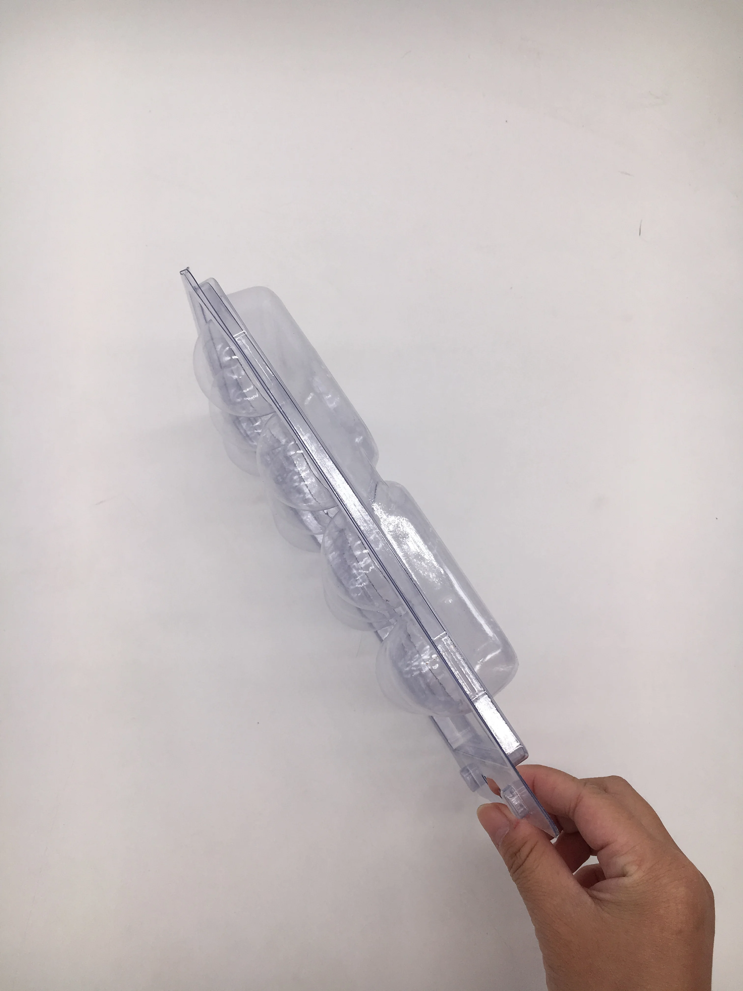 Customized Box for golf ball Plastic Clamshell Packaging with Clear Lid Plastic Boxes golf ball sleeve box