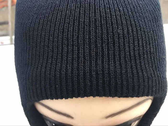 Knit Sew Acrylic Outdoor Thermal disposable full face cover one hole mask custom half face ski mask balaclava winter hat
