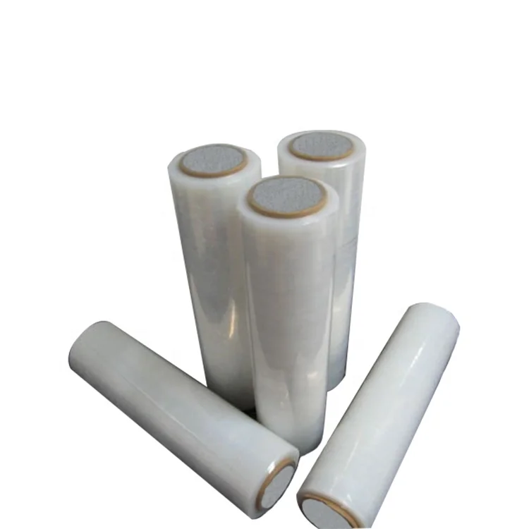 Soft thin plastic film pallet wrap stretch film hand portable pallet wrapping manual industrial plastic wrap paper