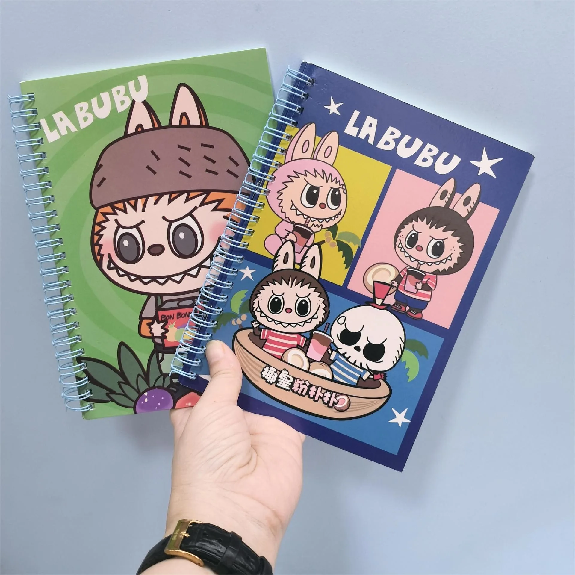 Yubon 2024 Trending Products Labubu Notebooks A5 Coil Notebook Promotional Gifts Back to School Students Stationery Supplies