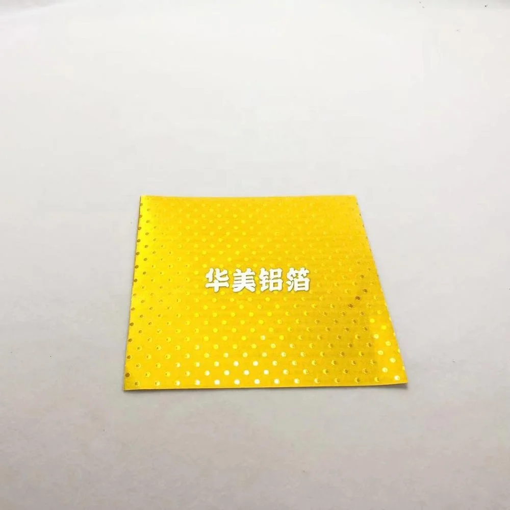 
Customized printed Gold aluminum foil paper for chocolate tea cake mooncake printing sheet for food packaging 