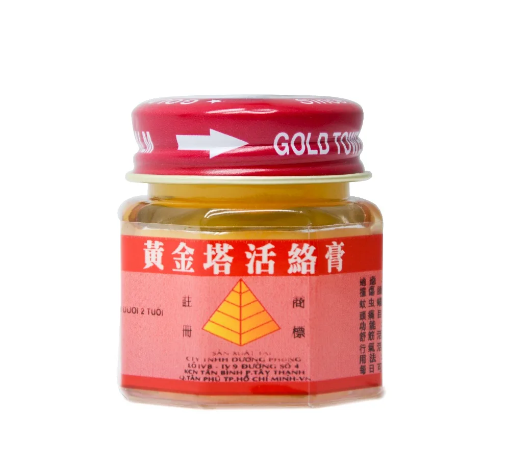 Best Selling High Effective pain relieving anti itch cream full body massage insect bite cream Gold Tower Balm Ointment