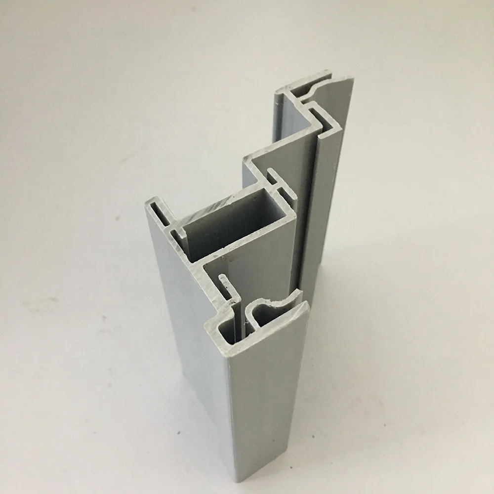 
Plastic extruded profile for horizontal refrigerator glass door frame 