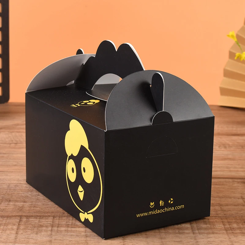 Custom Printed Fried Food Paper Box Fast Food Packaging Restaurant Roast Chicken Box