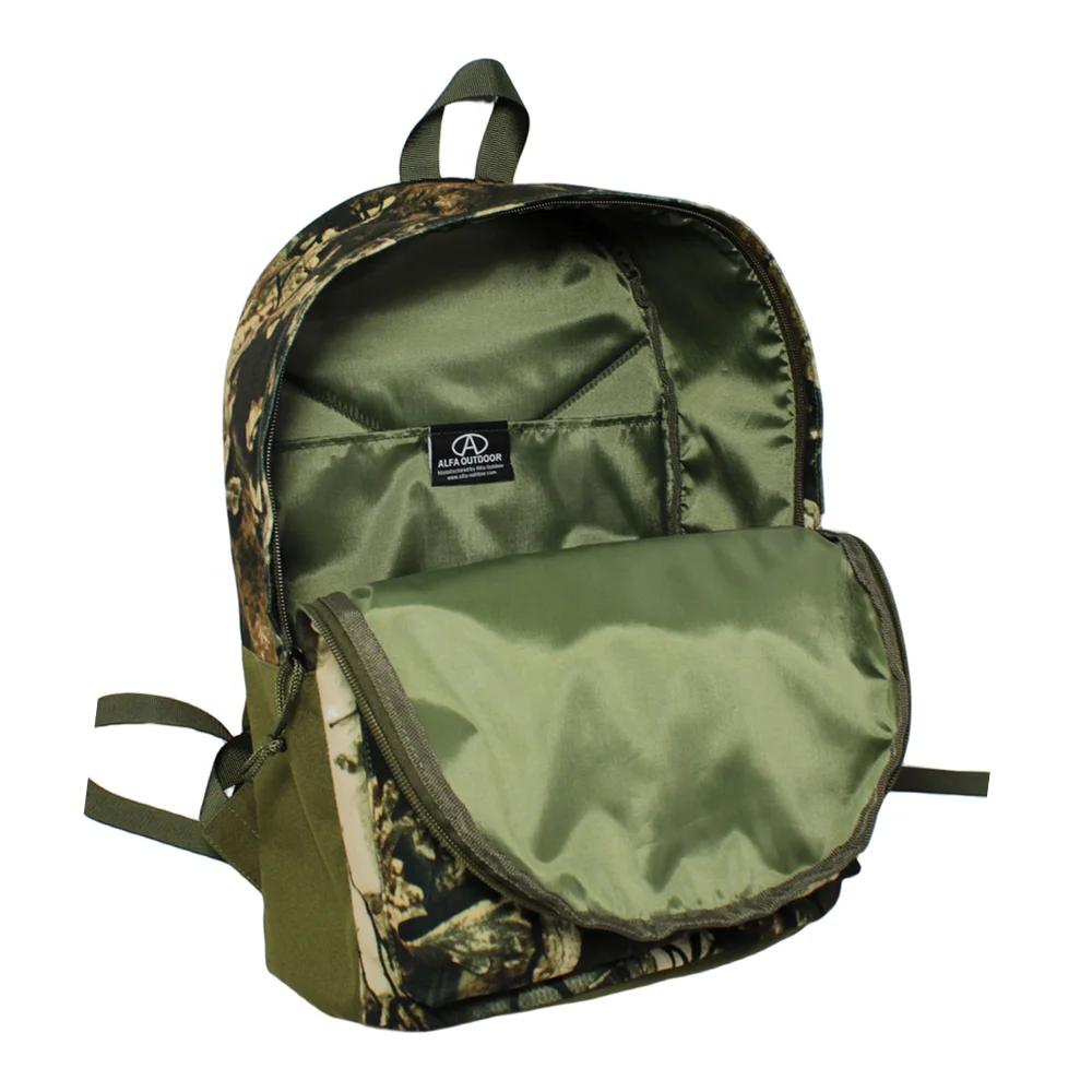 Woodland Green Hunting Backpack Lightweight Waterproof Small Hunting Pack, Accept Customized Logo
