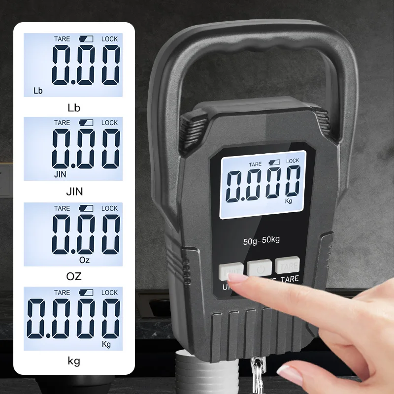 Small portable scale portable electronic scale portable express to buy vegetables weighing electronic spring scale