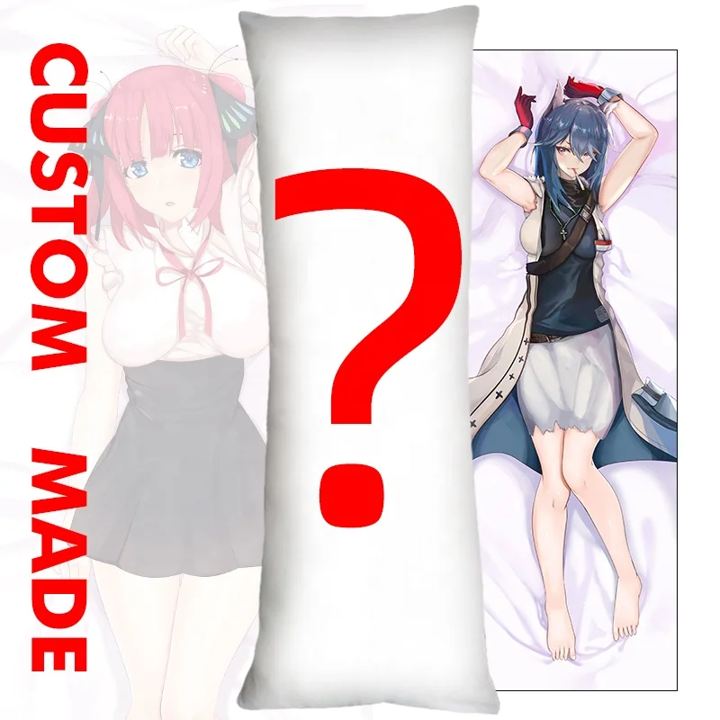 Factory high quality cute pillow case flandre scarlet girl customized monogatari anime hentai wholesale bed rest