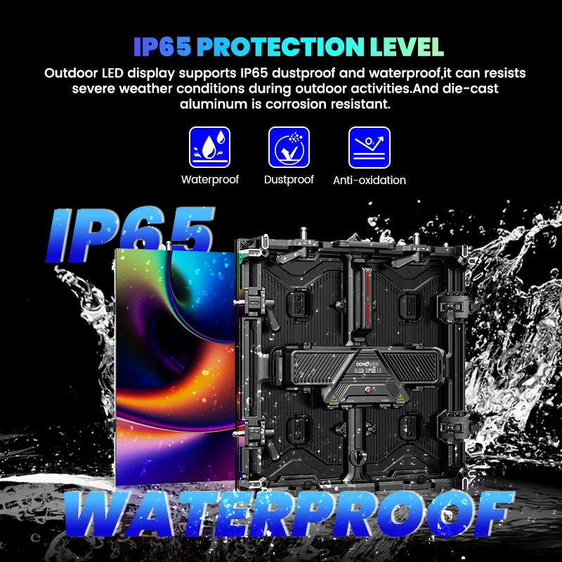 Superior Performance 6x4m Stage Background Video Wall Screen P2.6 P2.98 P3.91 High Resolution Giant Led Display For Auto Show