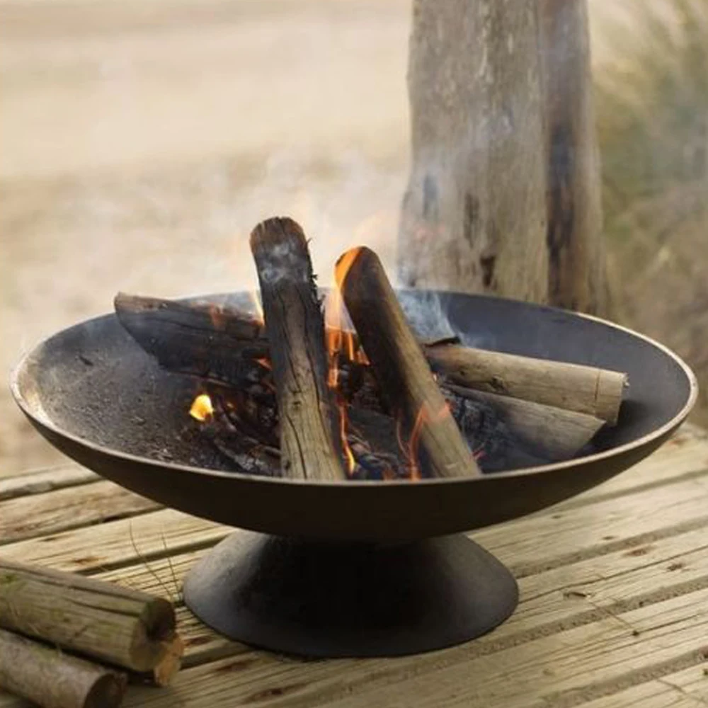 China Heavy Duty High Quality ISO9001 OEM Cast Iron Cauldron Fire Pit