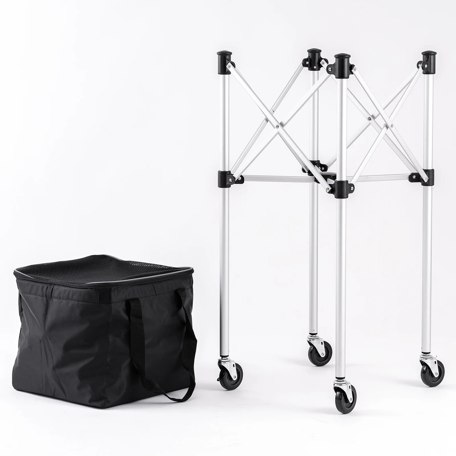 SIBOASI Custom Tennis Ball Cart Basket Holder with Canvas Cover S708