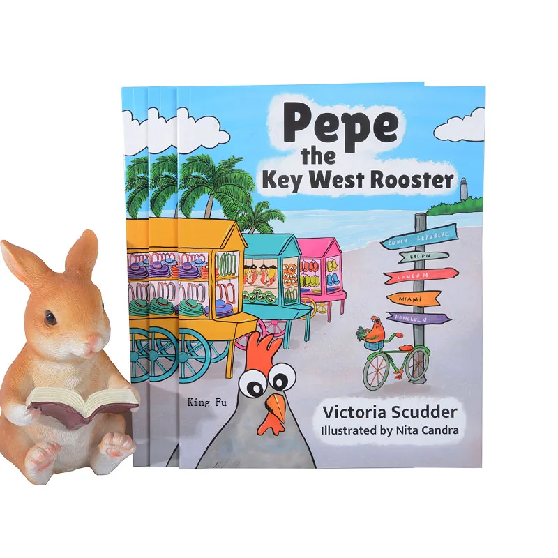 Professional Perfect Bound Customized Full Color Softcover Children Book Printing for Kids