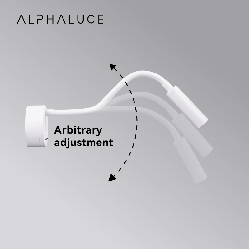 Hotel Reading Light Surface Mounted Bed Room White Wall Lighting Indoor Reading Wall Lamp