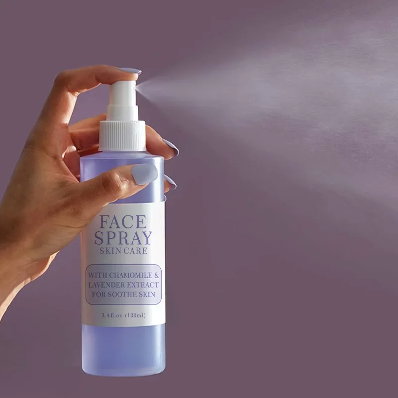 Natural Flower Moisturizing Fragrance Perfume Aroma Rose Lavender Body Spray Facial Spray with Aloe, Chamomile and Lavender