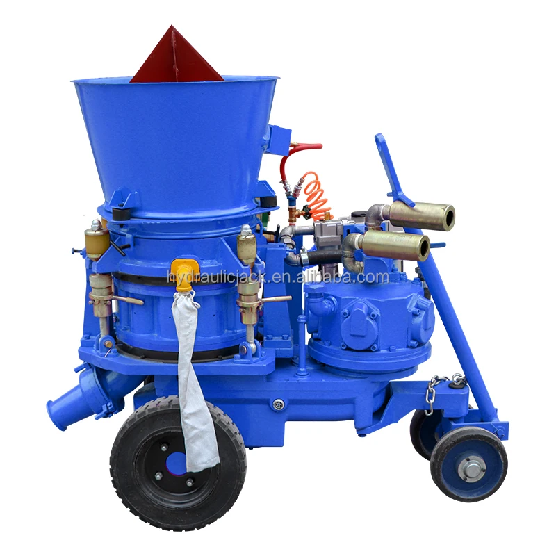 Tunnel Refractory Rail Wheel Anti-Explosion Gunite Shotcrete Machinery Concrete Pump Spray Shotcrete Machine for Mining