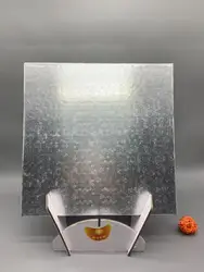 Пользовательский утолщенный барабан для торта, круглые квадратные доски для торта из серебряной фольги