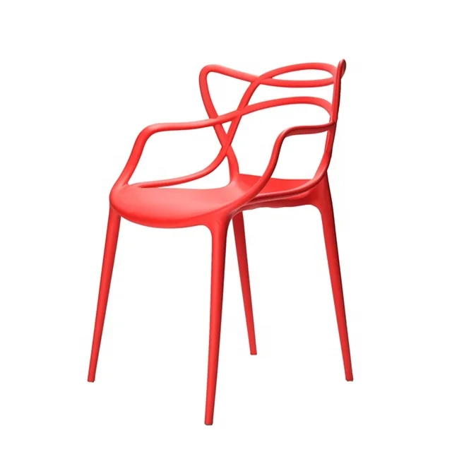 Modern fashion PP plastic chair cheap kitchen cafe bistro dining chairs for dinning room