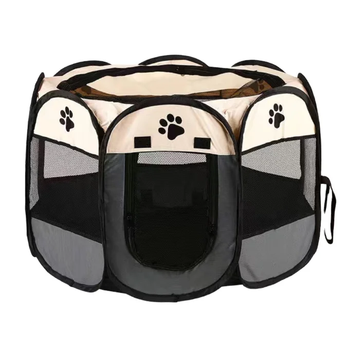 Factory Price Oxford Removable Cover Fence Tent Foldable Pet Playpen For Dogs and Cats
