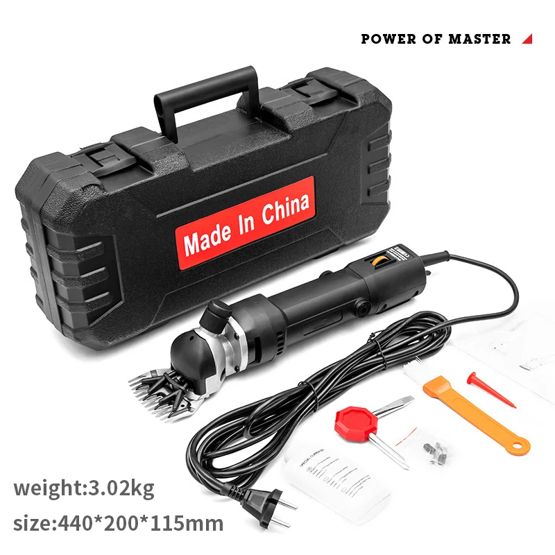 Electric Wooling Shearing Clippers Goat Hair Trimmer Cutting Wool Shear Sheep Shearing Machine