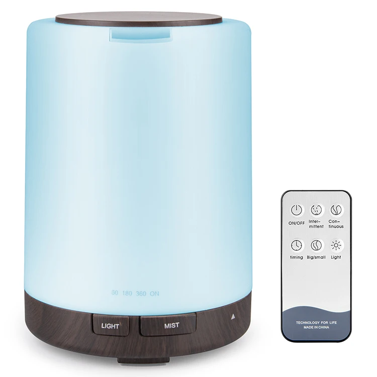 300ml Remote Control Ultrasonic Air Humidifier Home Office Cool Mist Deffuser Aromatherapy Electric Essential Oil Aroma Diffuser