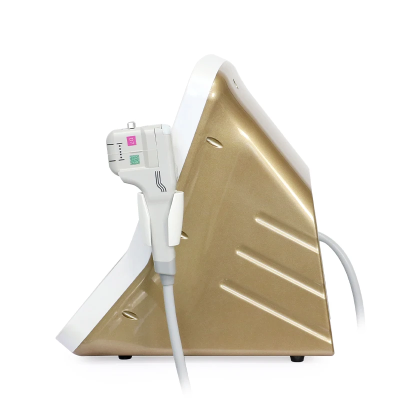 Double Hifu SMAS Face Lifting Skin Tightening Gold Hifu Ultrasound Vmax V-Max Wrinkle Removal Machine