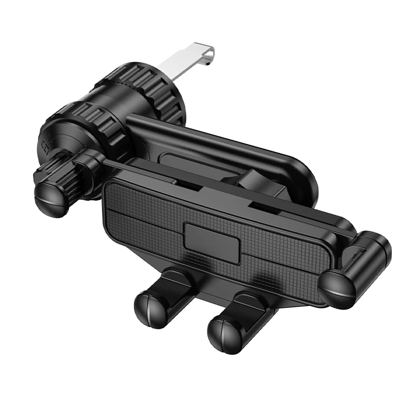 stable 360 degree rotating plastic smart phone cell mobile holders bracket L hook clip universal car air vent mount phone holder