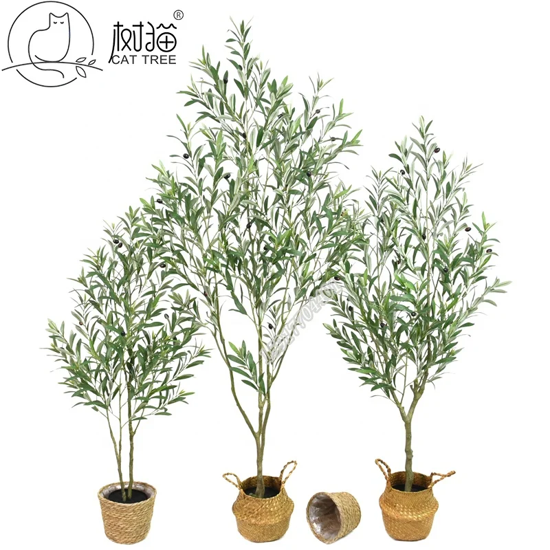 newest style bonsai tree plastic tree plant  artificial olive tree for christmas decoration