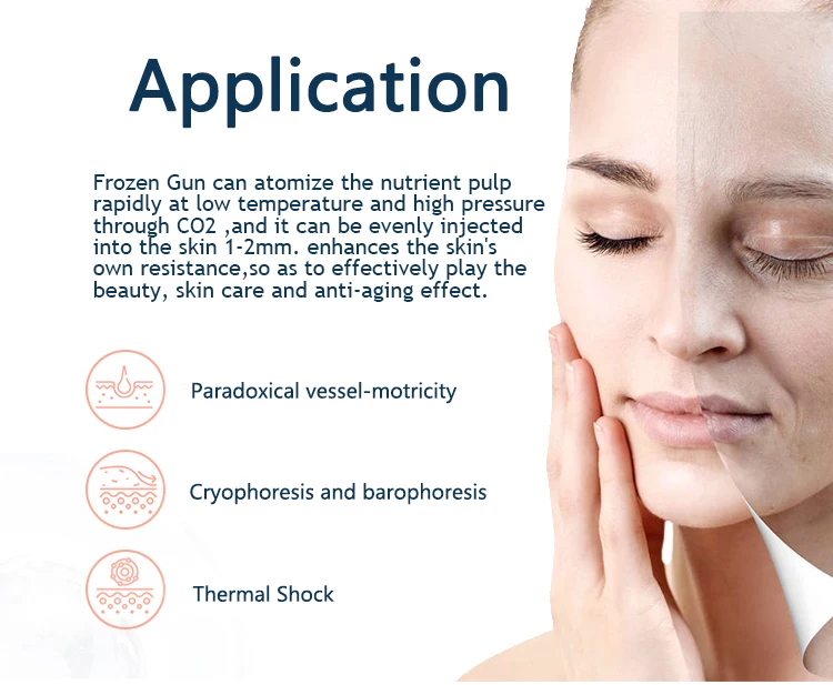  Portable Mesotherapy Gun for Skin Whitening in