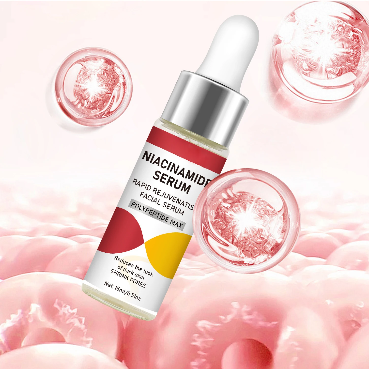 Wholesale Nicotinamide Whitening Vitamin C Serum Custom Logo Natural Skin Care Whitening Brightening Face Anti Aging Face Serum