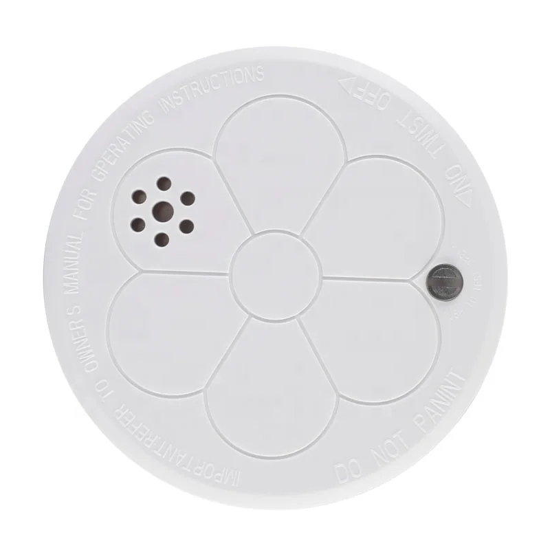 12-year factory 10 years 3V lithium  battery photoelectric office smoke detector