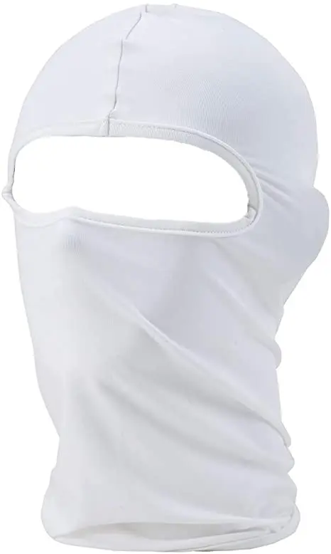 High Quality Custom Logo Men Baclava Full Face Facemask Sun Protection Windproof Black Ski Mask Cycling  Racing Helmet Balaclava