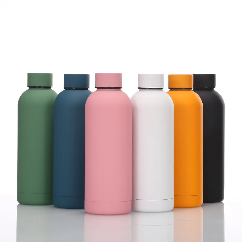 Personalized 350ml/500ml/750ml Double Wall Stainless Steel Vacuum Flasks eco friendly milk sport water bottles