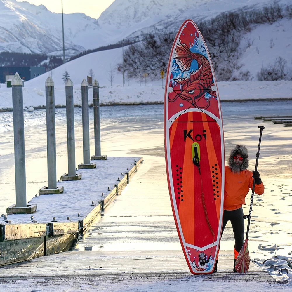 
FUNWATER Drop Shipping sup inflatable stand up paddle board surfboard long sup surfboard paddle 