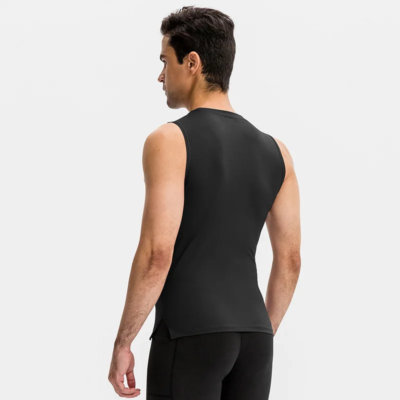 Crew Neck Sleeveless Sport Basketball Shirts Custom Quick Dry Gym Fitness Running Workout Tank Top For Men