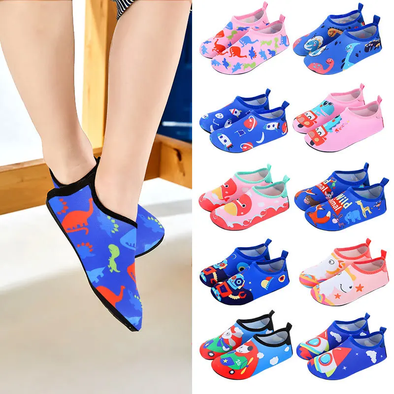 New Outdoor Sport Kids Swimming Socks Barefoot Water Shoes Breathable Neoprene Quick-Dry Beach Children Pool Aqua Boat Shoes