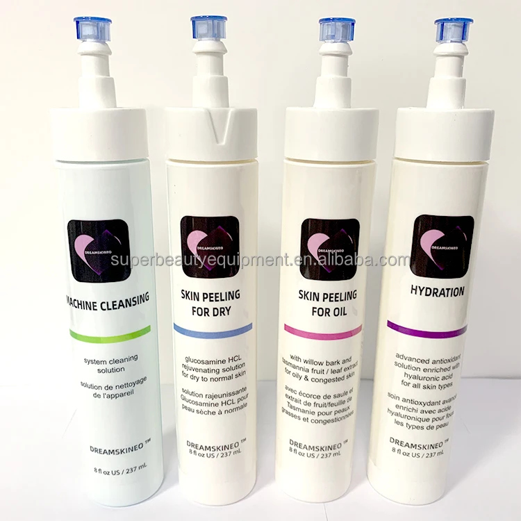 Pure Vitamin C Ascorbic Acid solution brightening and revitalizing hydro smart beauty  facial machine ampoules ballons