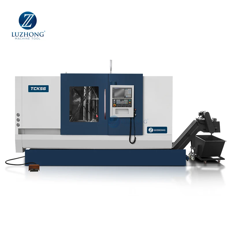 High speed Slant Bed CNC Lathe TCK56 HIWIN linear railway CNC lathe machine
