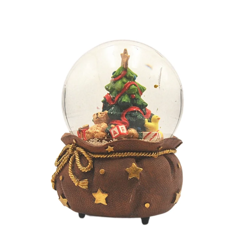 Exquisite Christmas Gift Resin Snow Globe Decorative Custom Handmade Snowballs