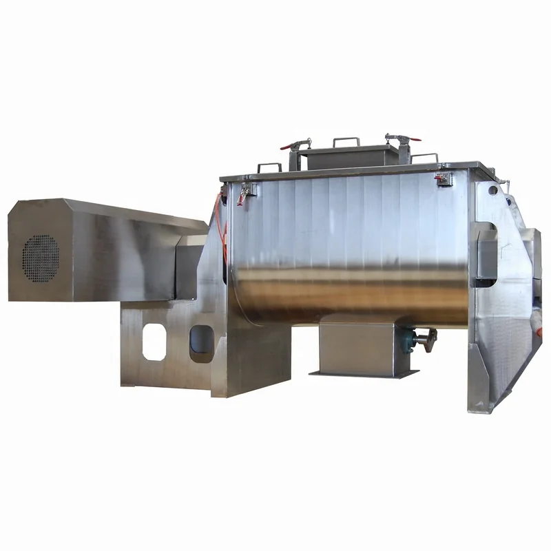 Mixing Equipment Horizontal Ribbon Mixer Mixing Machine For Protein Powder / Food Powder