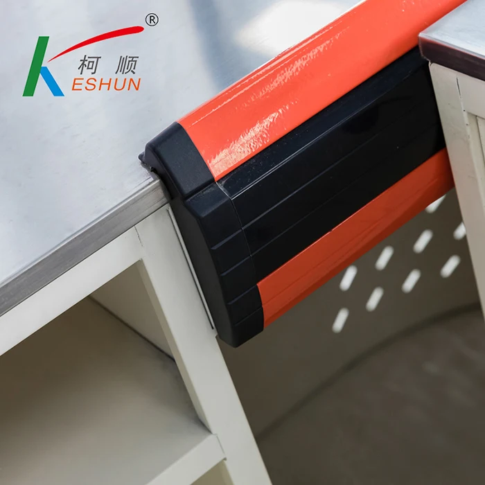 Checkout Counter Supermarket Cashier Table Checkout Counter Quick Checkout Stainless Steel Surface