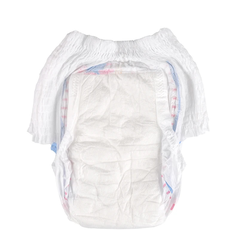 Manufacturers Directly Supply Southeast Asia Baby Breathable Diapers Bales OEM Baby Diapers Pants